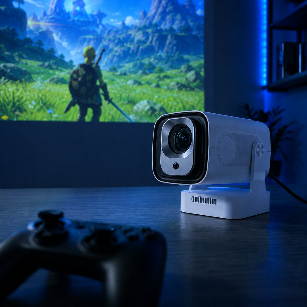 Mini Projecteur Portable Android 11 1080P 330 ANSI Lumens